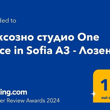 Луксозно Студио One Place In Sofia А2 - Лозенец Luaran gambar